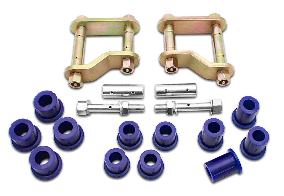 KIT141SK Rear Greasable Shackle & Bushing Kit for 2005 Nissan Frontier LE