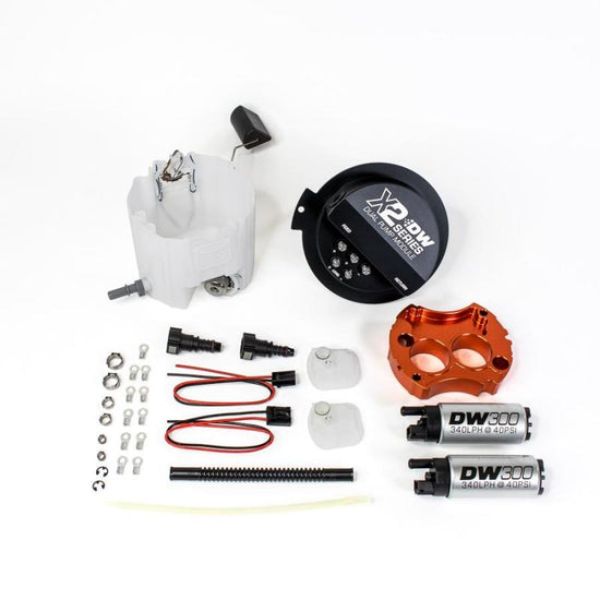 Fuel Pump Module with 2 DW300S for 2010-2015 Chevy Camaro LS 3.7 V6 & SS LS3 X2 Series