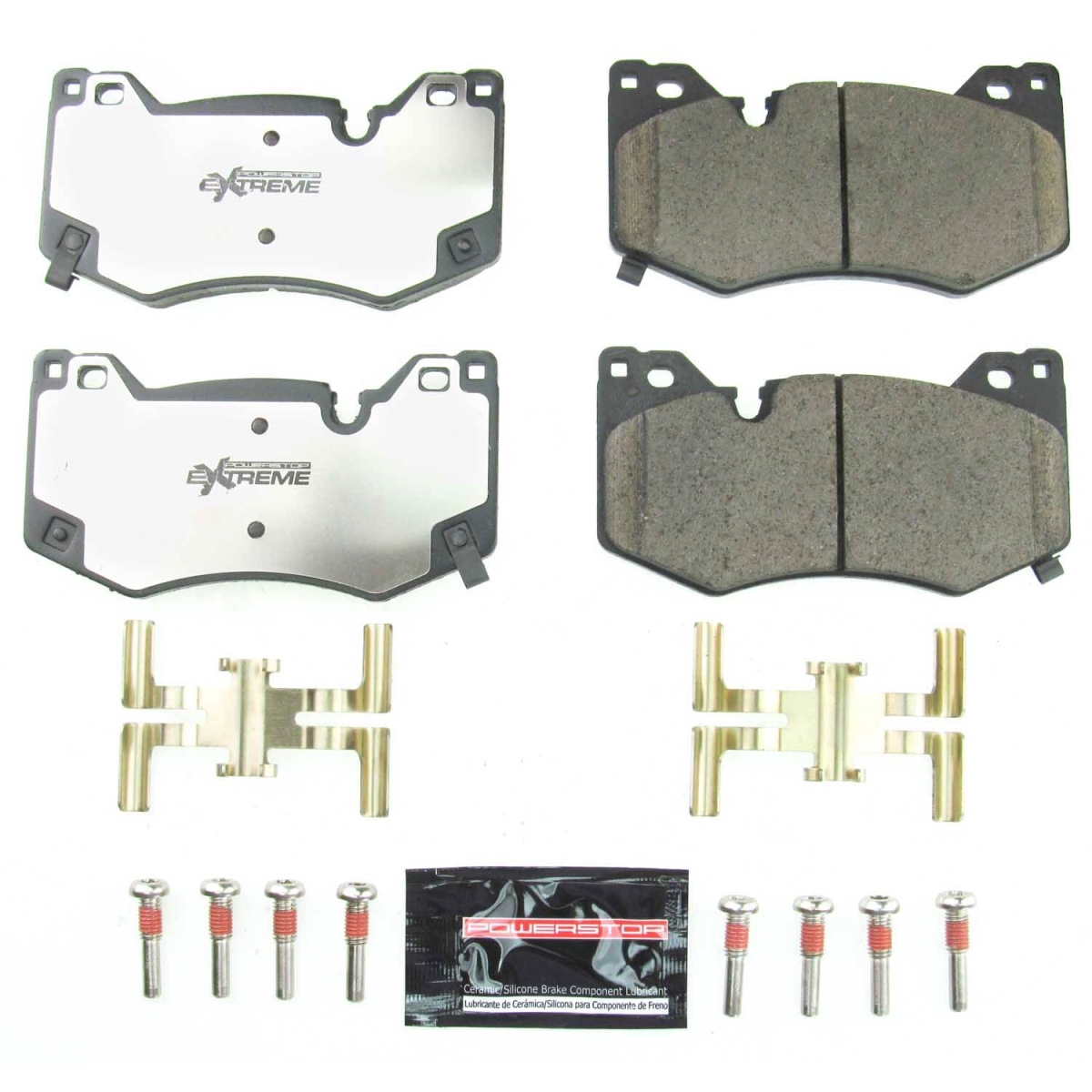 Front Z26 Extreme Street Brake Pads with Hardware for 2020 Chevrolet Corvette