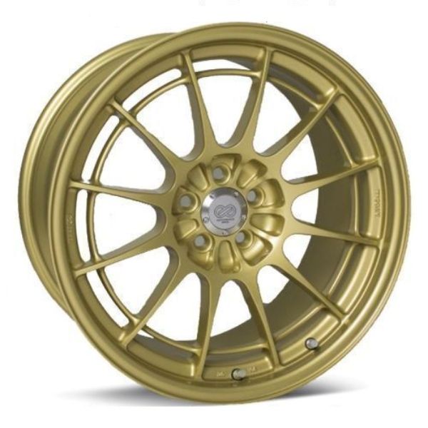 18 x 9.5 in. NT03 Plus M Titanium Gold Wheel - 5 x 114.3, 40 mm Offset & 72.6mm Bore