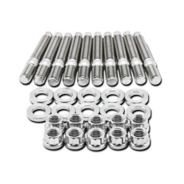 M8 x 1.25 x 45 mm Racing Manifold Stud Kit - 10 Piece