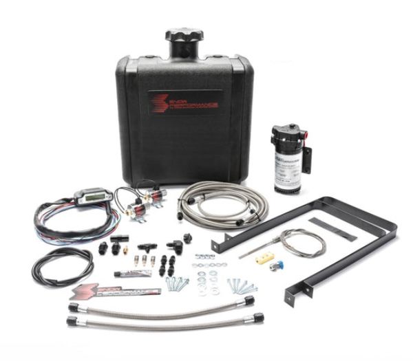 SNO-50100-BRD Stg 3 Boost Cooler Water Injection Kit with TD Univ Stainless Steel Braided Line & 4AN Fittings