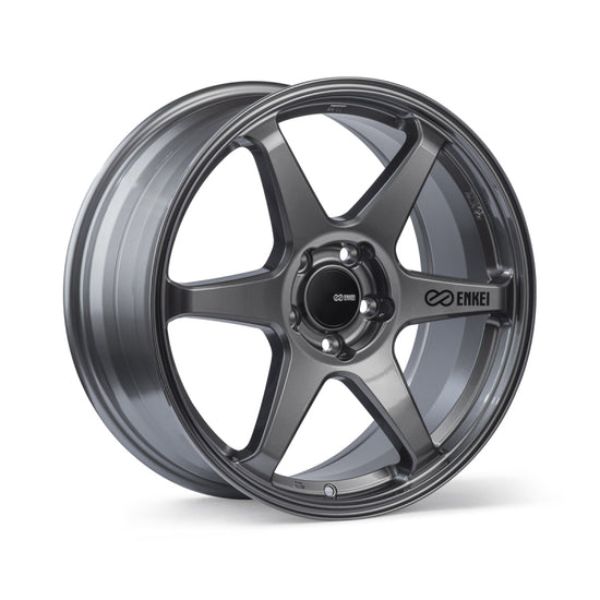 18 x 9.5 in. 38 mm Offset 5 x 114.3 Bolt Pattern 72.6 Bore T6R Matte Gunmetal Wheel
