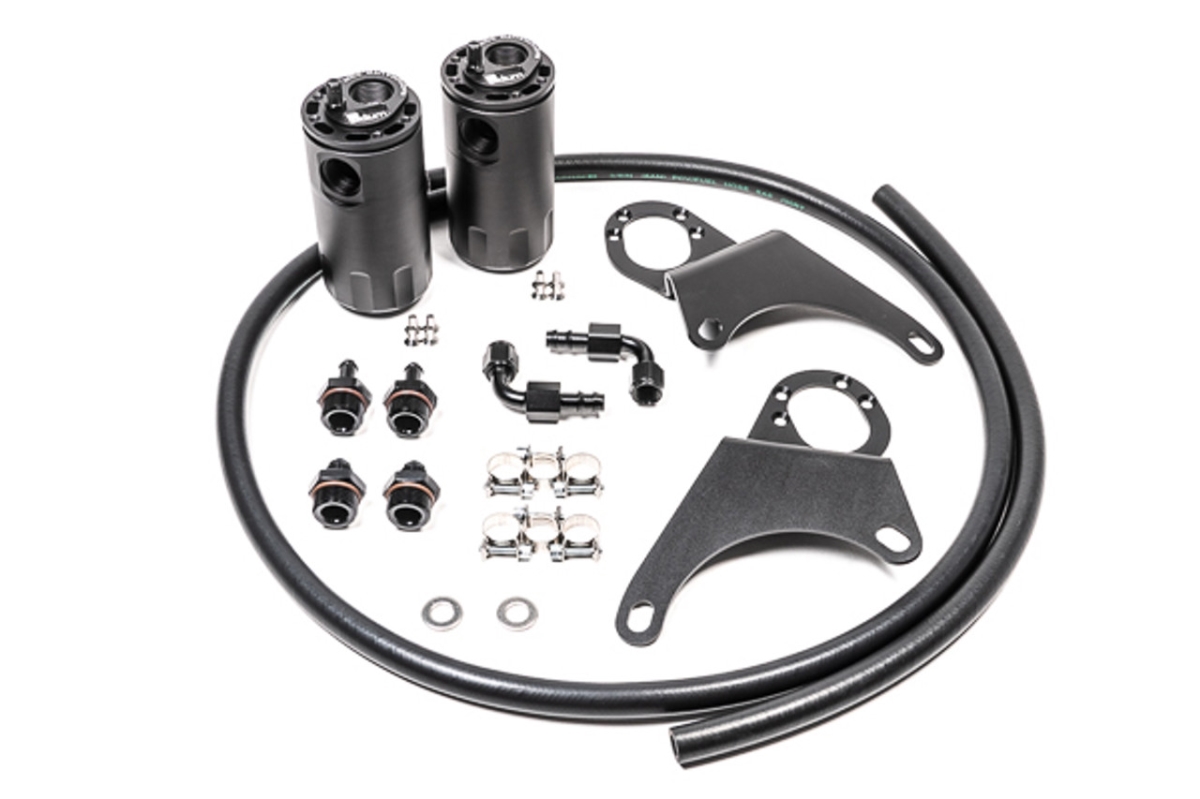 8-9 Dual Catch Can Kit Fluid Lock for Mitsubishi Evo