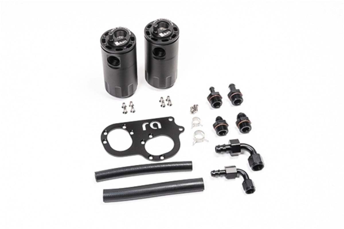 20-0019-FL Dual Catch Can Kit with Fluid Lock for Lotus Elise-Exige 2ZZ-GE