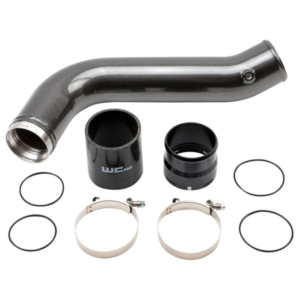 WCF100381-GW 3.5 in. Passenger Side Intercooler Pipe for 2020 Plus Chevrolet 6.6L L5P Duramax - Gloss White