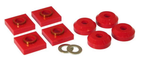 Transfer Case Mounts for 1976 & Earlier Ford F150-250 - Red