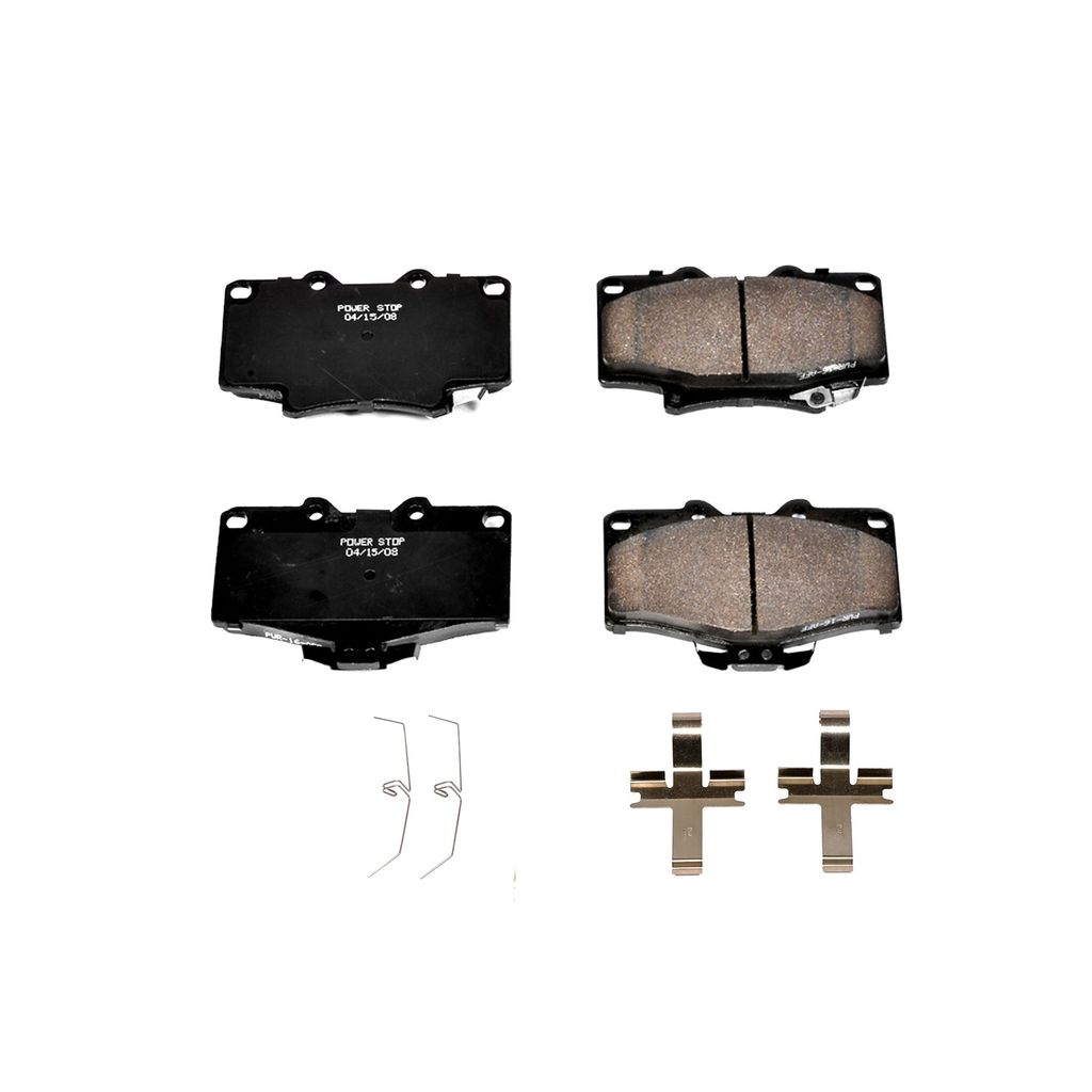 PowerStop 17-611 Front Z17 Evolution Ceramic Brake Pads with Hardware for 1991-1995 Toyota 4Runner