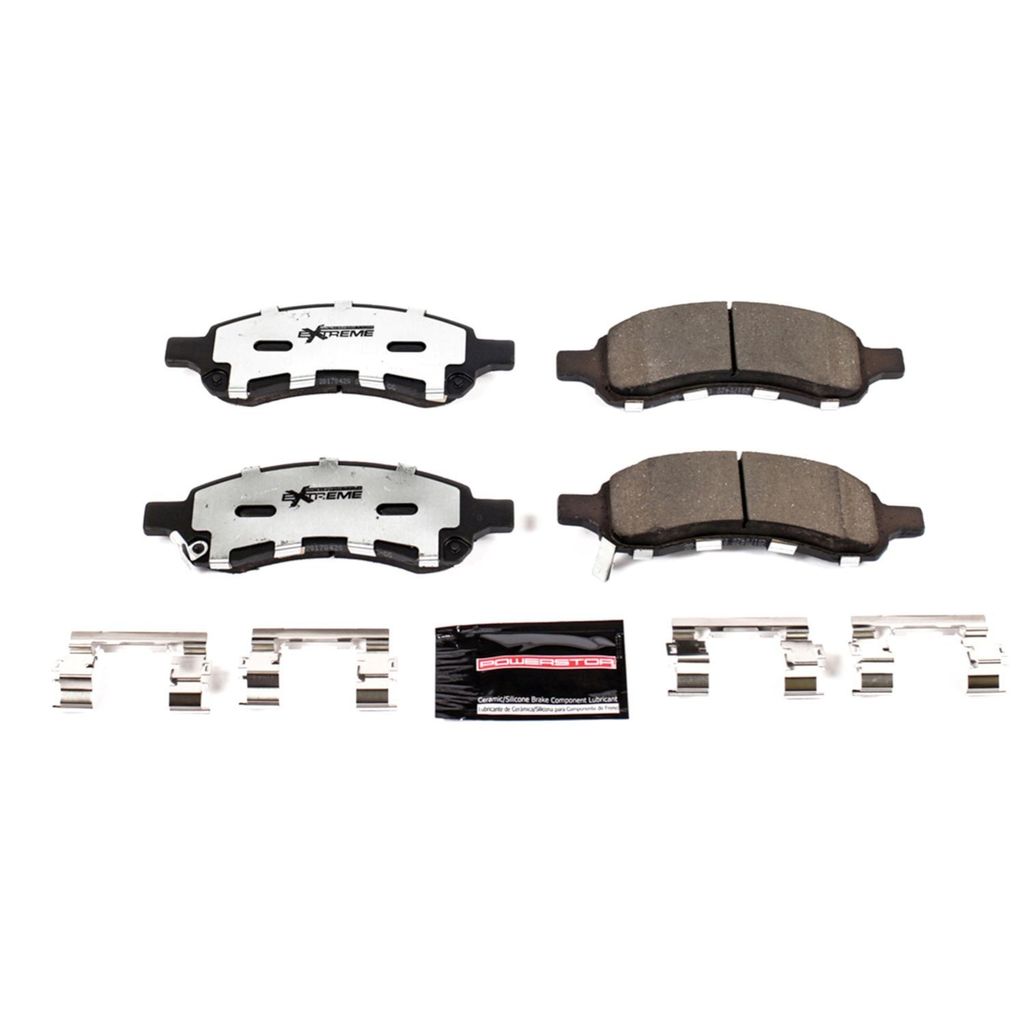 PowerStop Z36-1169 Front Z36 Truck & Tow Brake Pads with Hardware for 2006-2007 Buick Rainier