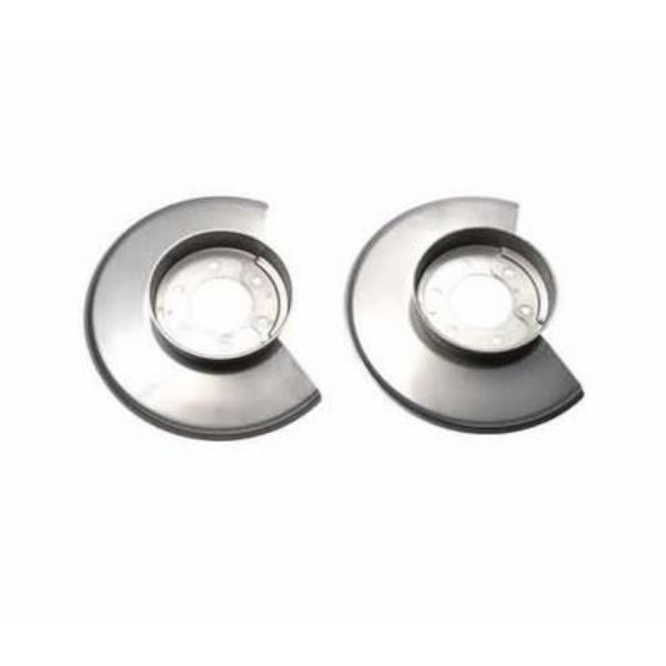 Picture of Kentrol 30502 Polished Silver Disc Brake Dust Cover for 1978-86 Jeep CJ - Set of 2