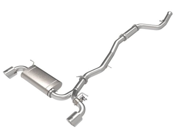 AFe 49-36050-P 2.5-3 in. 304 Stainless Steel CB Exhaust with Polished Tips for 2021 Toyota POWER Takeda Supra 2.0L