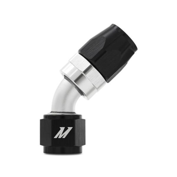 MMFT-SW-10-45 Aluminum -10AN 45 Degree Fitting - Black