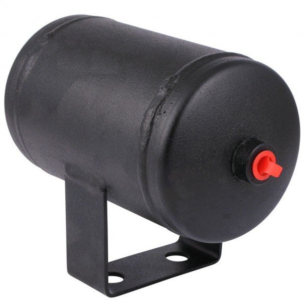 9166 0.25 gal 4 x 6 in. 150 PSI Max 2-Port Air Tank with 1-4 in. NPT for WR17609166 - Black