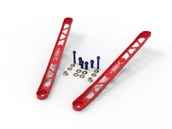 AFe 450-721003-R Control 304 Stainless Steel Front Suspension Strut Brace for Toyota GR Supra A90 20-21 - Red