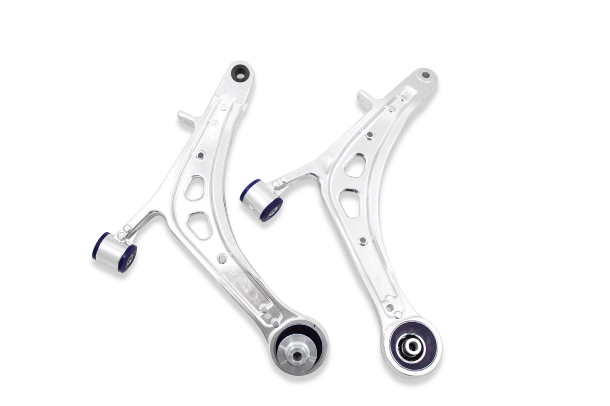 Front Lower Alloy Control Arm Kit with Plus Caster for 2015 Subaru WRX Limited