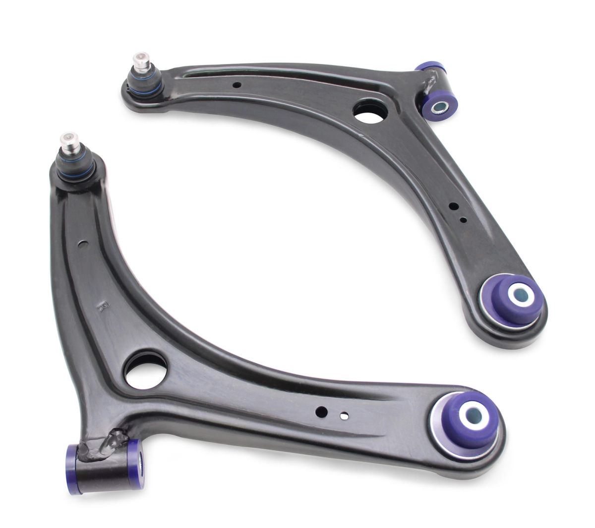 TRC1023 Front Lower Control Arm Set with Bushings & Positive Caster for 2008 Mitsubishi Lancer GTS