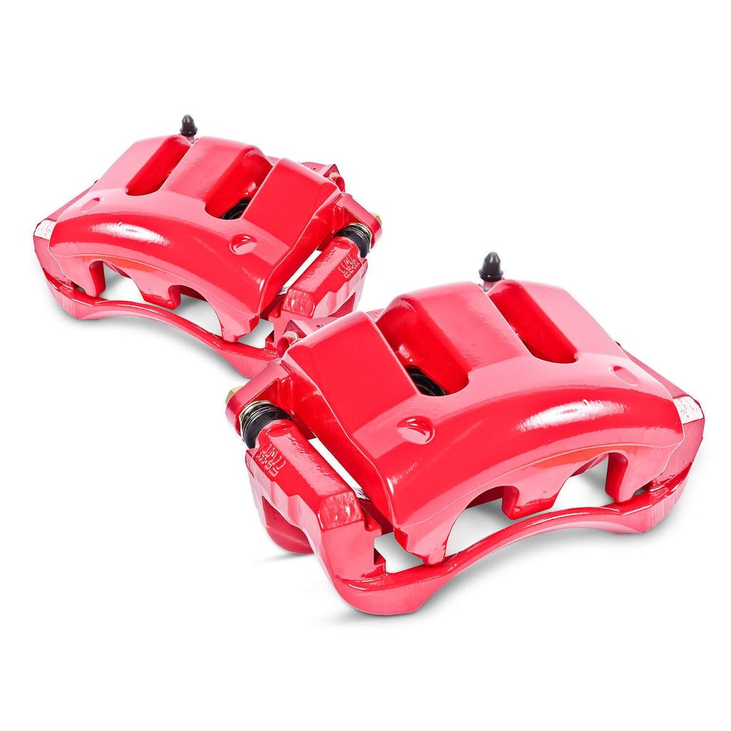 Rear Red Caliper Pair with Bracket for 2007-2018 Jeep Wrangler JK