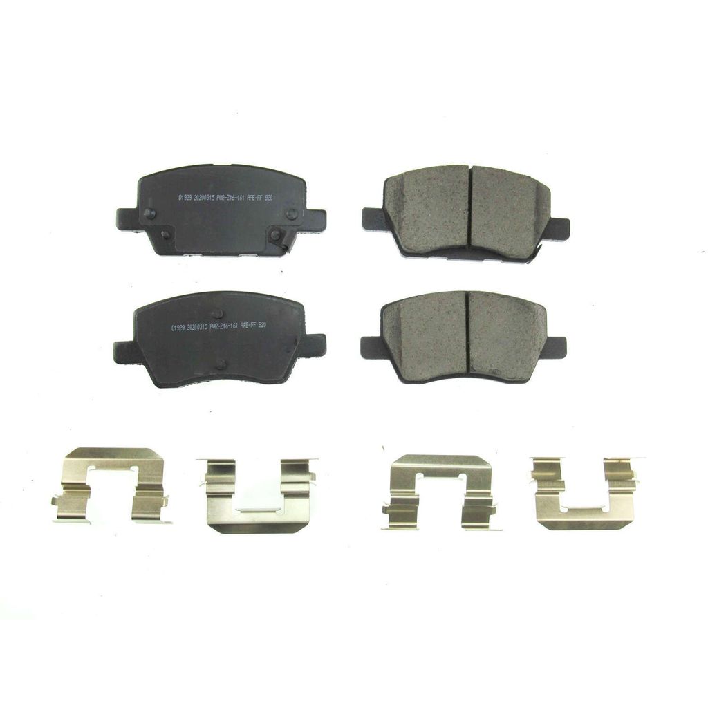 PowerStop 17-1929 Front Z17 Evolution Ceramic Brake Pads with Hardware for 2019 Chevrolet Sonic