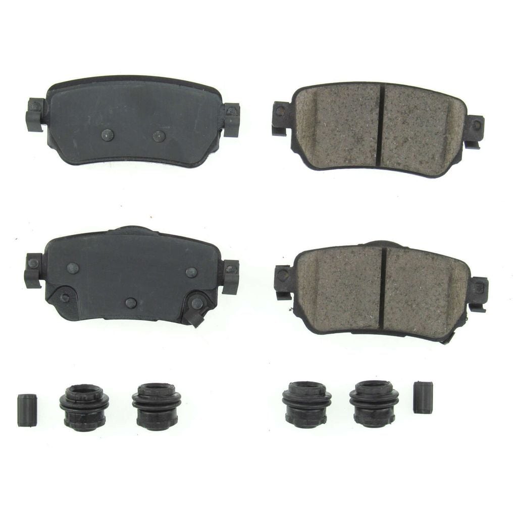 PowerStop 17-1965 Rear Z17 Evolution Ceramic Brake Pads with Hardware for 2018-2019 Nissan Leaf