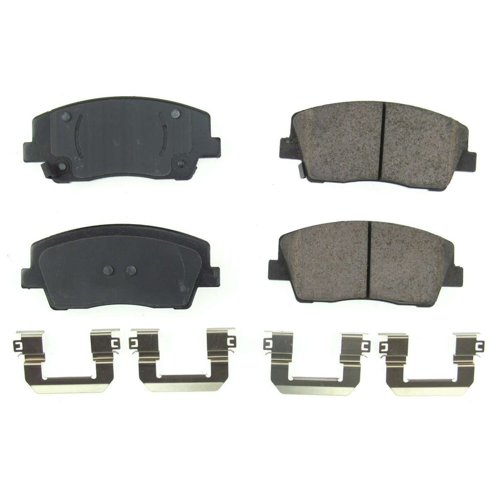 PowerStop 17-2117 Front Z17 Evolution Ceramic Brake Pads with Hardware for 2019 Genesis G70