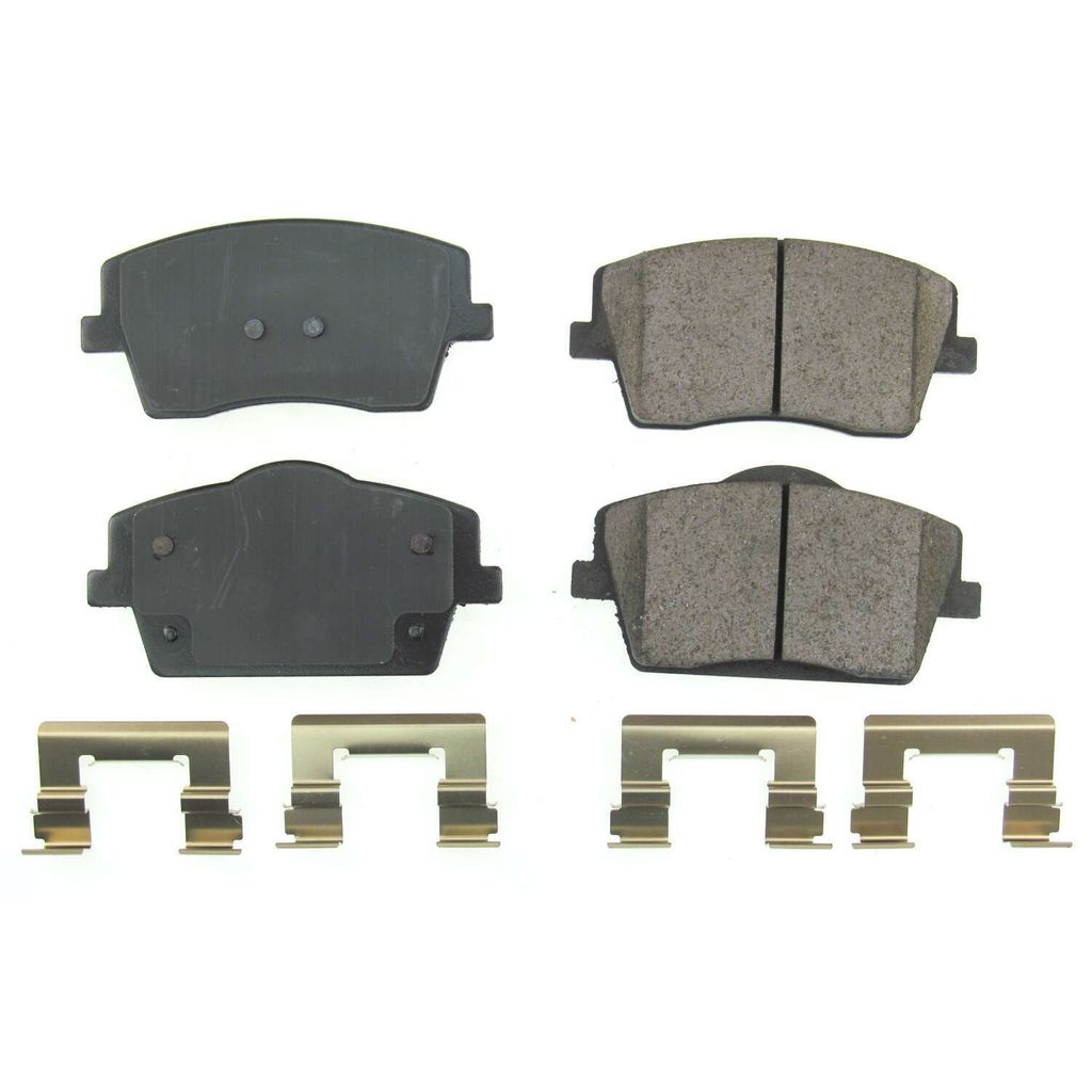 Front Z17 Evolution Ceramic Brake Pads with Hardware for 2019 Volvo XC40