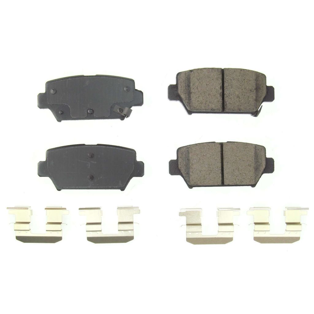 PowerStop 17-2156 Rear Z17 Evolution Ceramic Brake Pads with Hardware for 2019 Mitsubishi Eclipse Cross