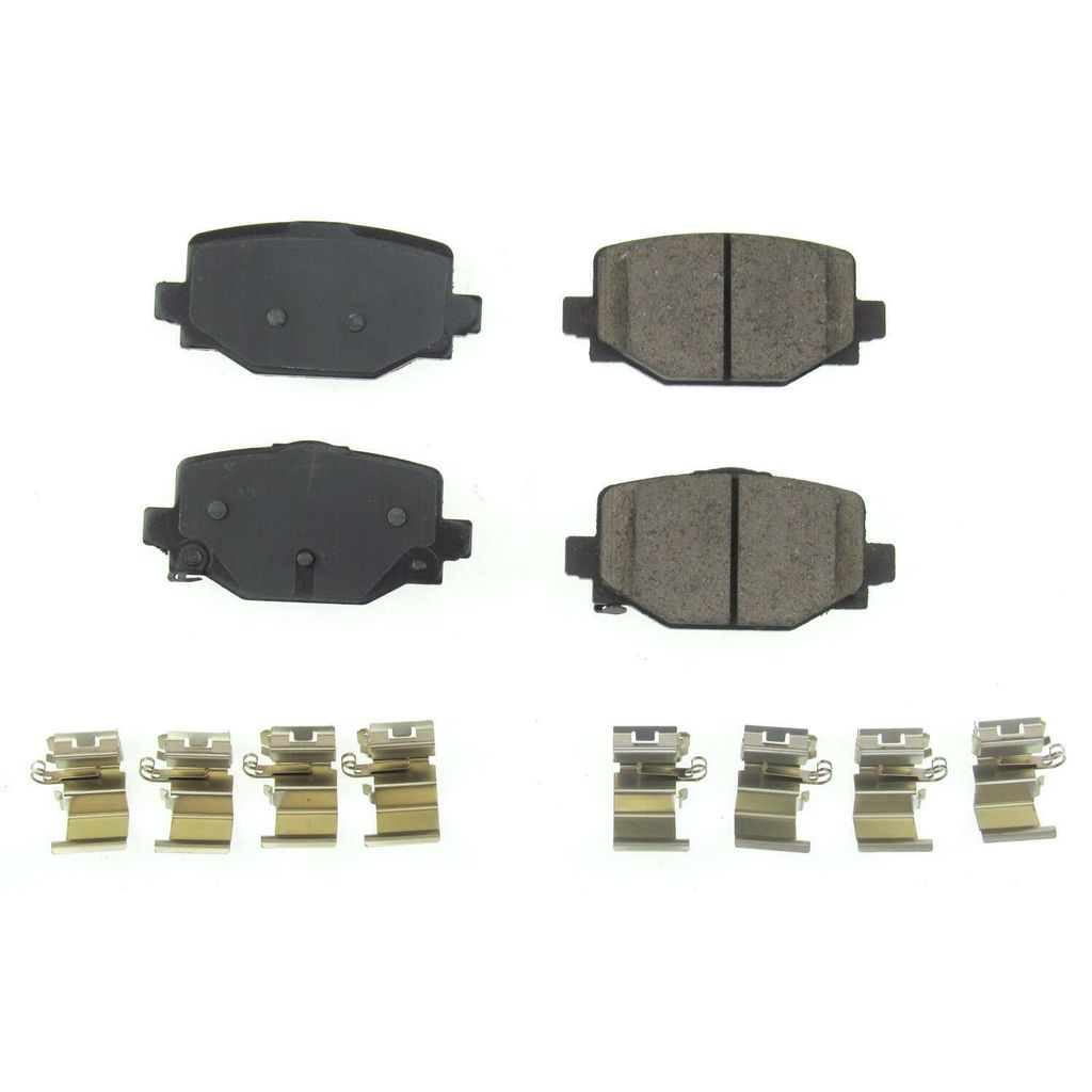 PowerStop 17-2191 Rear Z17 Evolution Ceramic Brake Pads with Hardware for 2019 Infiniti QX50