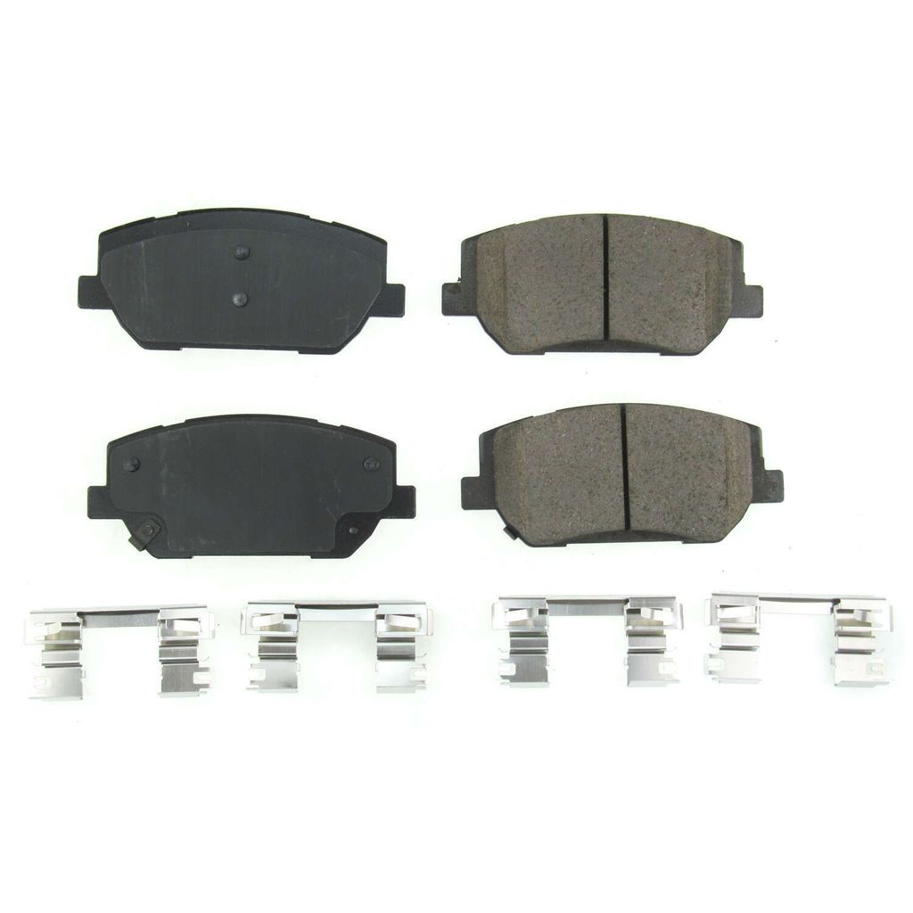 PowerStop 17-2198 Front Z17 Evolution Ceramic Brake Pads with Hardware for 2019 Hyundai Santa Fe