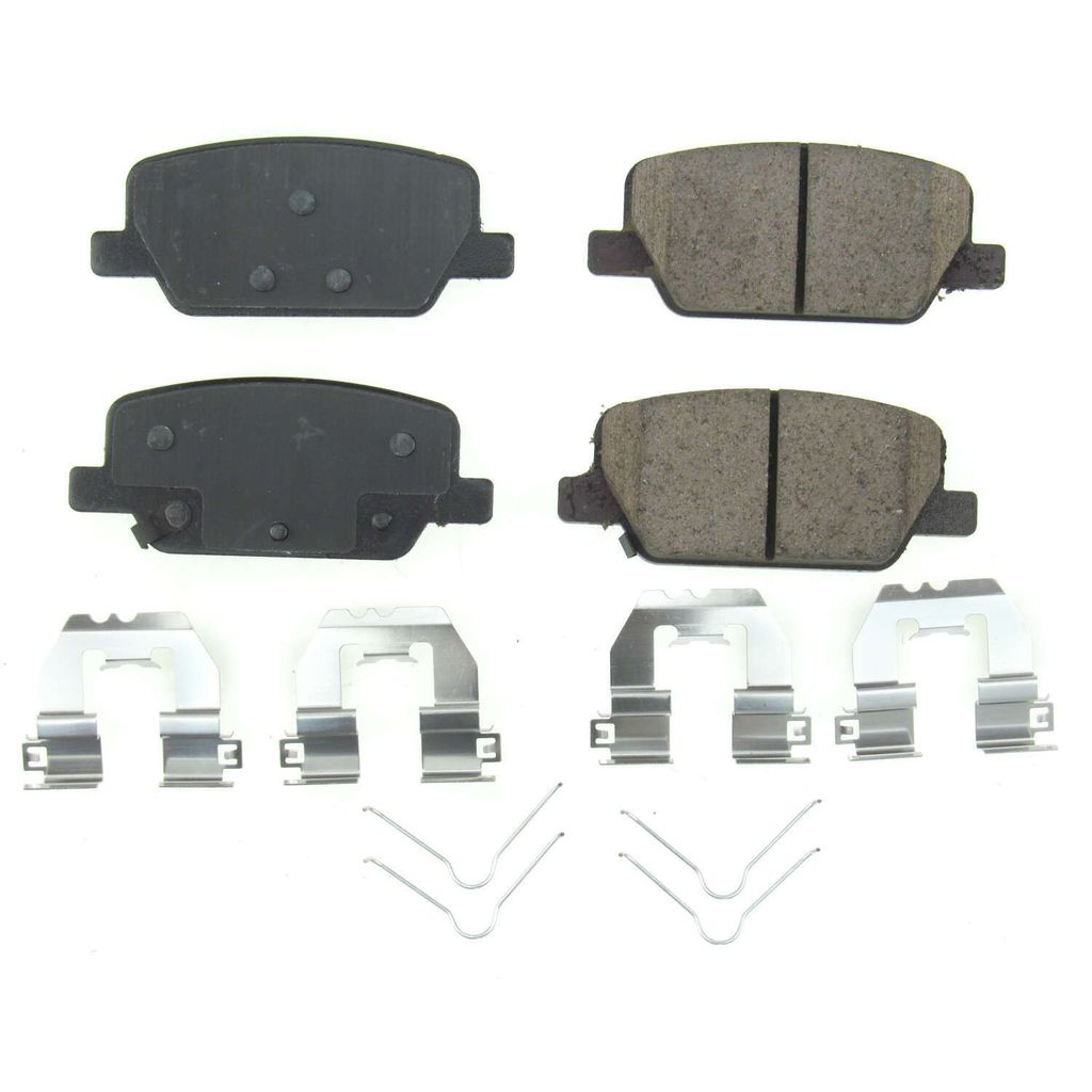 PowerStop 17-2199 Rear Z17 Evolution Ceramic Brake Pads with Hardware for 2019 Hyundai Santa Fe