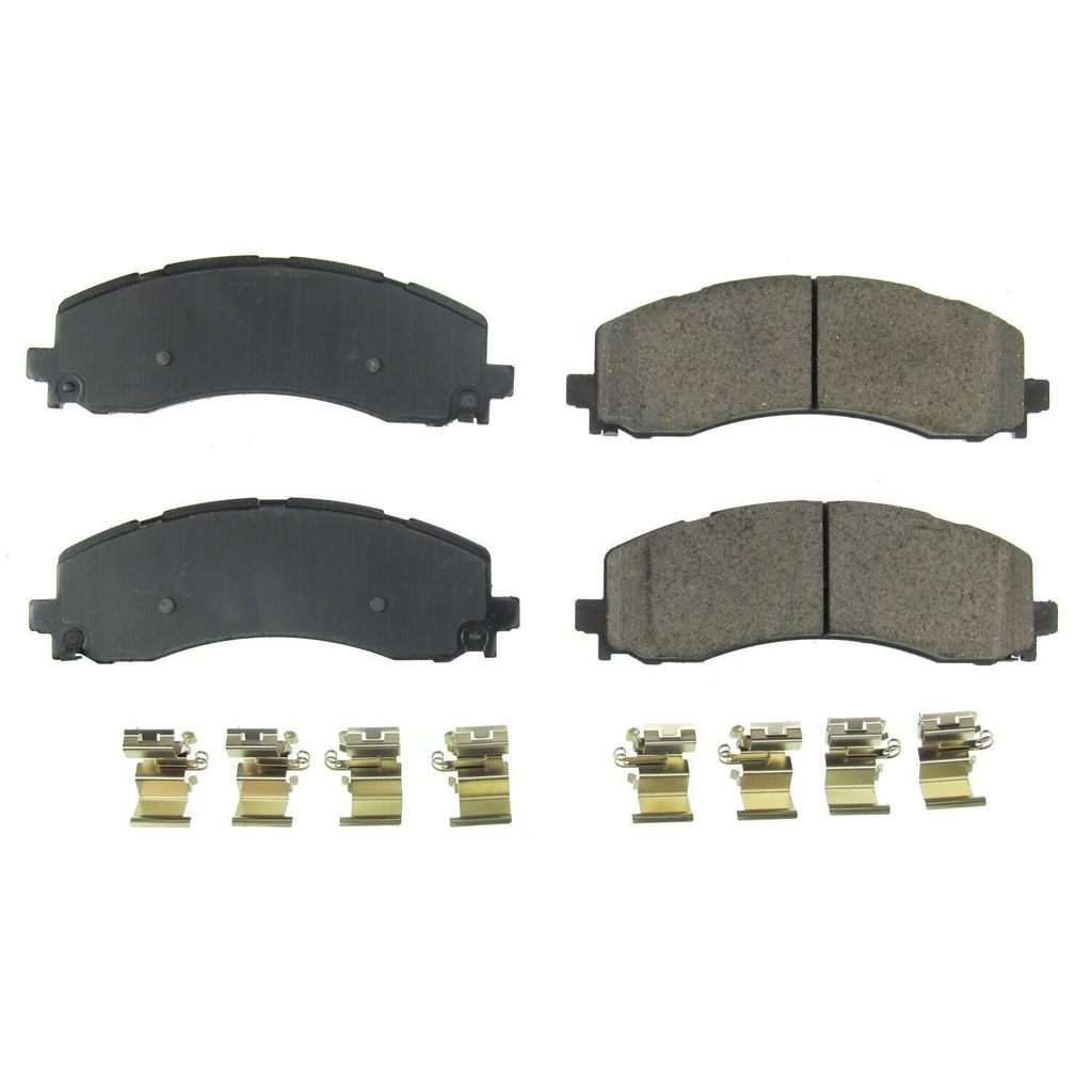 PowerStop 17-2225 Rear Z17 Evolution Ceramic Brake Pads with Hardware for 2019 Ram 2500