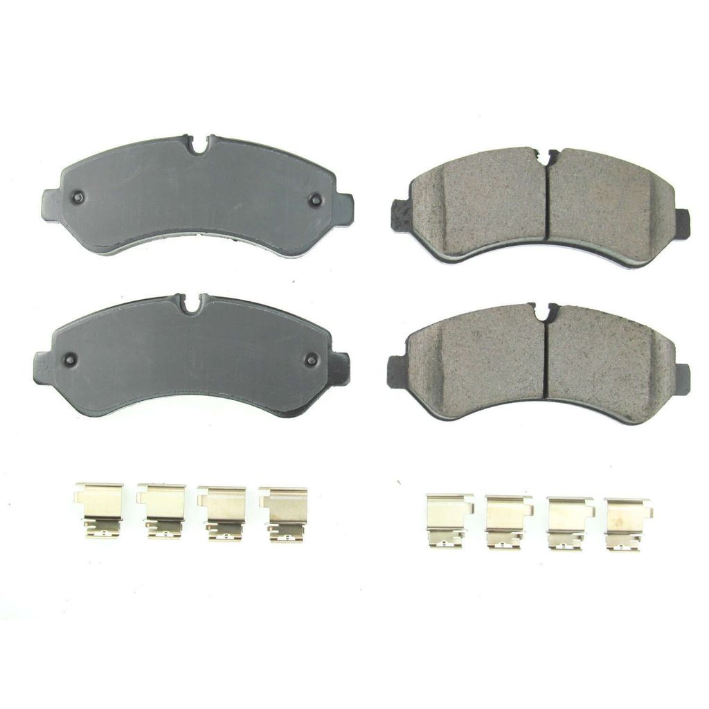 Rear Z17 Evolution Ceramic Brake Pads with Hardware for 2019 Freightliner Sprinter 3500