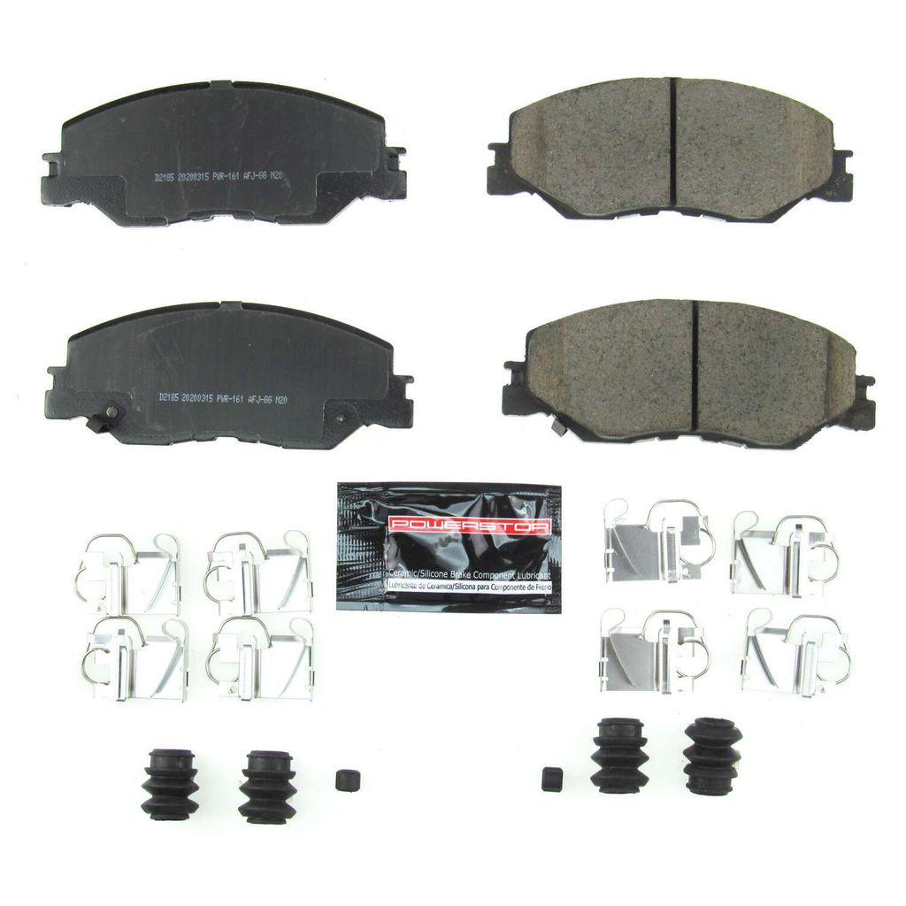 PowerStop Z23-2185 Front Z23 Evolution Sport Brake Pads with Hardware for 2019 Honda Insight