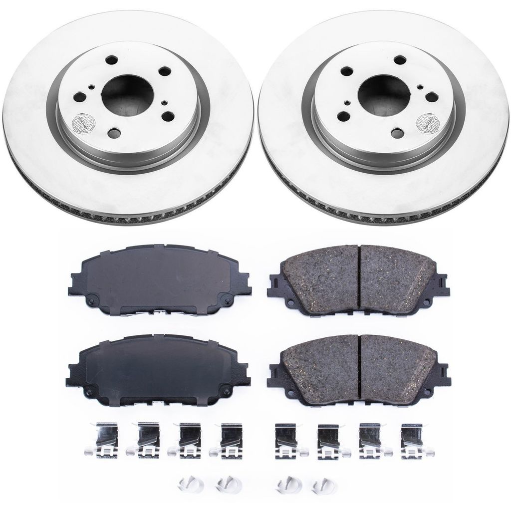 PowerStop K7895 Front Z23 Evolution Sport Brake Kit for 2019 Toyota Avalon