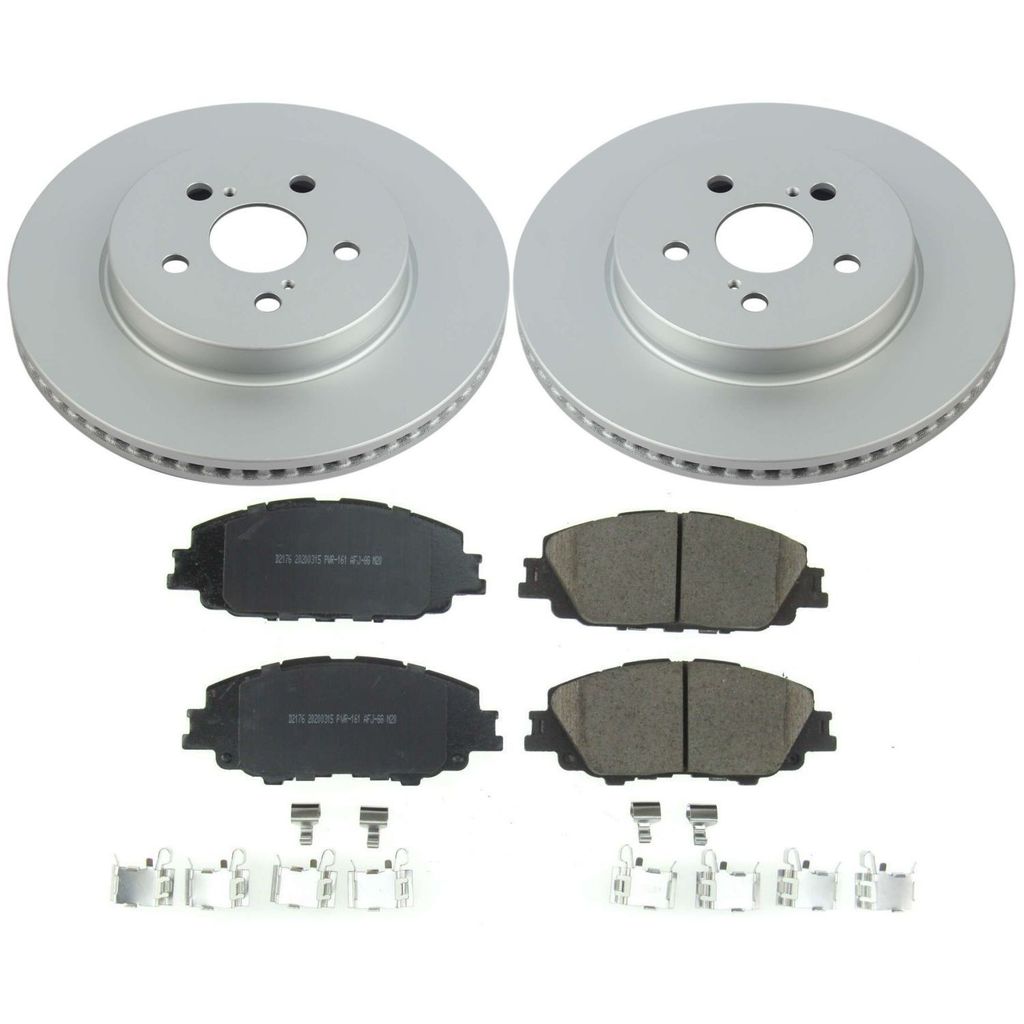 PowerStop K8328 Front Z23 Evolution Sport Brake Kit for 2019 Toyota Corolla