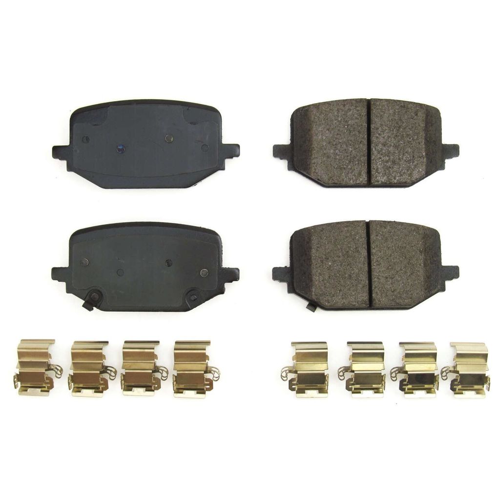 PowerStop 17-2231 Rear Z17 Evolution Ceramic Brake Pads with Hardware for 2020-2021 Ford Explorer