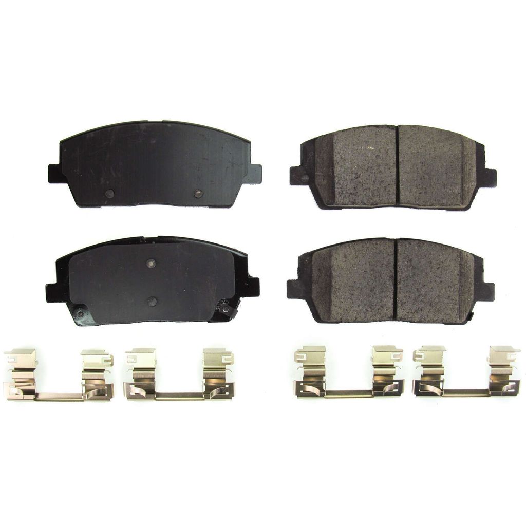 PowerStop 17-2215 Front Z17 Evolution Ceramic Brake Pads with Hardware for 2020-2021 Hyundai Palisade