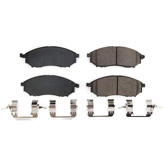PowerStop 17-888B Front Z17 Evo Ceramic Brake Pads with Hardware for 2006-2012 Infiniti FX35