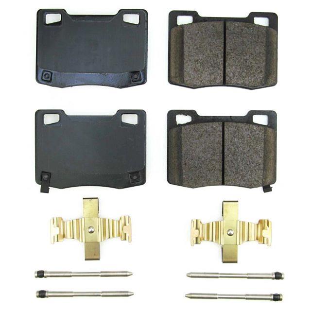 PowerStop 17-2363 Rear Z17 Evo Ceramic Brake Pads with Hardware for 2020-2021 Ford Mustang