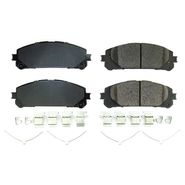 PowerStop 17-2304 Front Z17 Evo Ceramic Brake Pads with Hardware for 2020-2021 Toyota Highlander