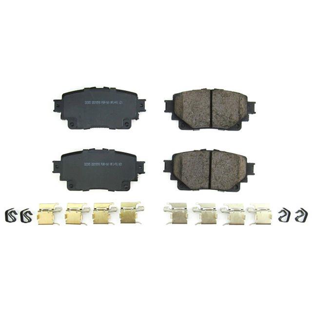 PowerStop 17-2305 Rear Z17 Evo Ceramic Brake Pads with Hardware for 2020-2021 Toyota Highlander