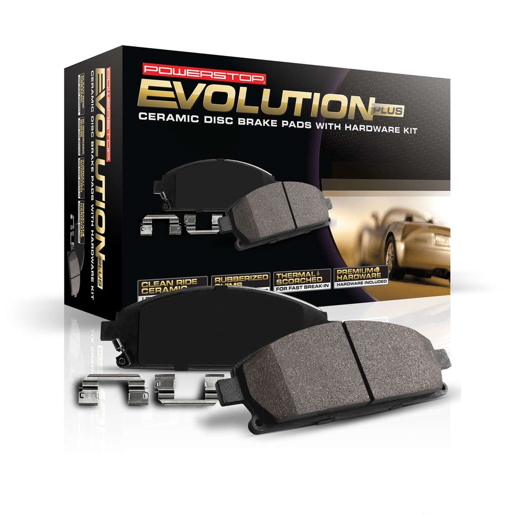 PowerStop 17-2164 Rear Z17 Evo Ceramic Pad with Hardware for 2017-21 Tesla X