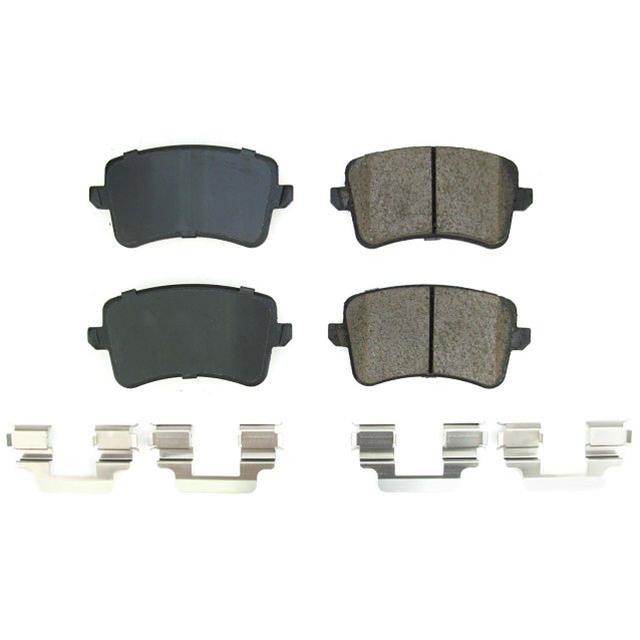 PowerStop 17-1386B Rear Z17 Evo Ceramic Pad with Hardware for 2014-2017 Audi SQ5