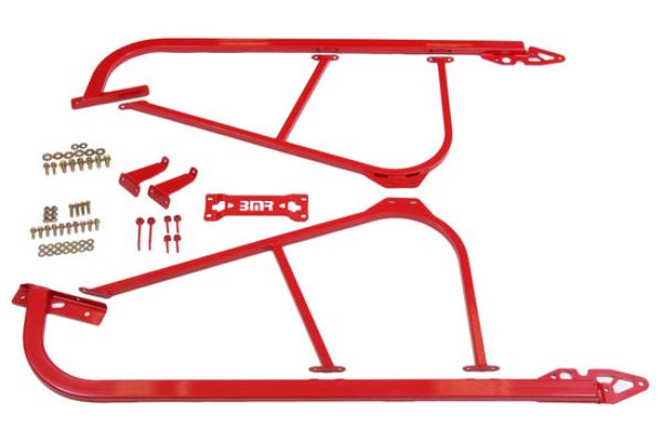 SFC110R Bolt-On Subframe Connectors for 2008-17 Challenger - Red