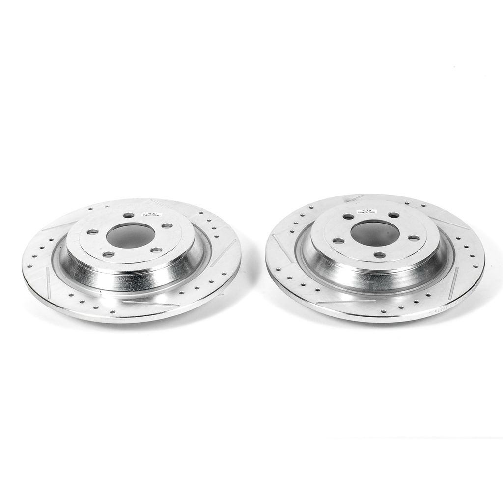 PowerStop AR85164XPR Rear Evolution Drilled & Slotted Rotors for 2015-2017 Ford F-20150 - Set of 2