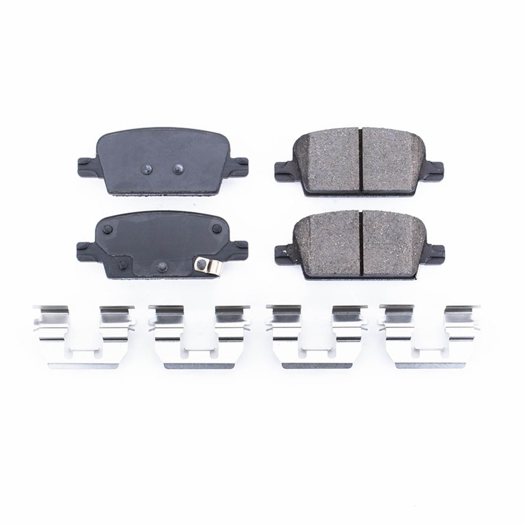 PowerStop 17-1921 Rear Z17 Evolution Ceramic Brake Pads with Hardware for 2018-2019 Chevrolet Malibu