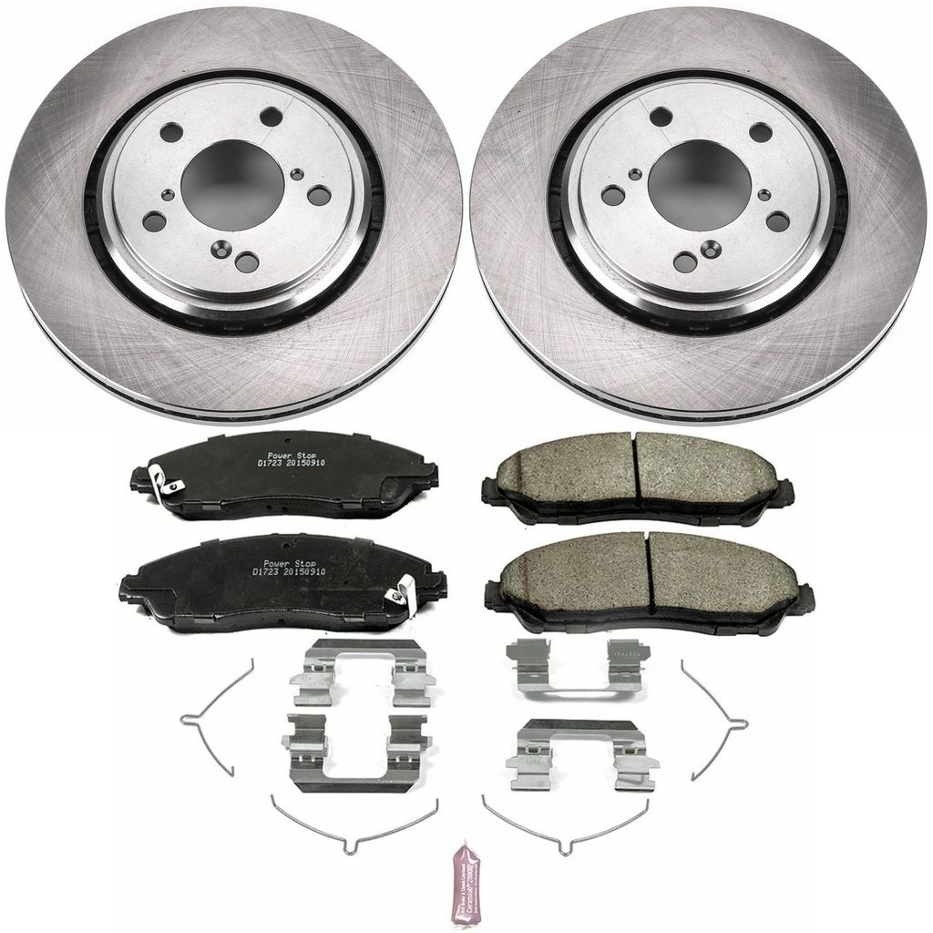 PowerStop KOE7352 Front Autospecialty Brake Kit for 2017-2019 Acura MDX