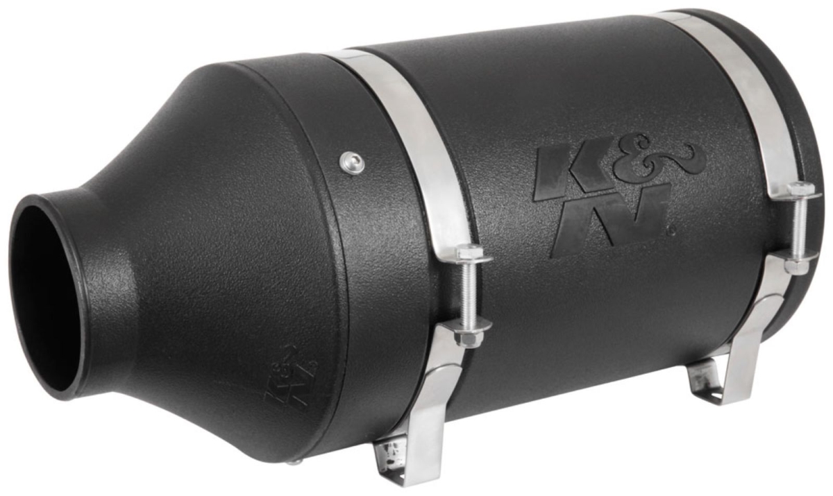 K&N Engineering 54-6853 Universal Off-Road Air Intake, Black