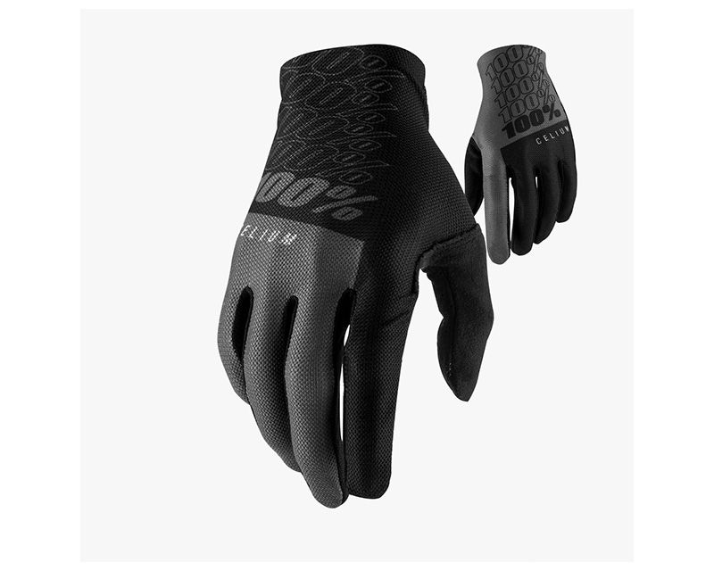 Picture of 100 Percent 10007-00004 Celium MTB Gloves&#44; Black & Grey - 2XL