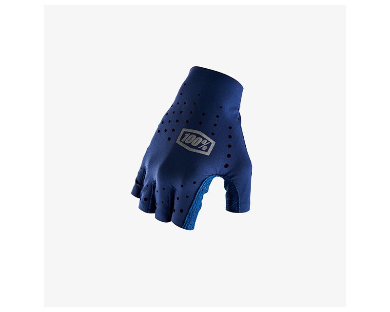 Picture of 100 Percent 10022-00013 Womens Sling Bike Short Finger Gloves&#44; Navy - Large