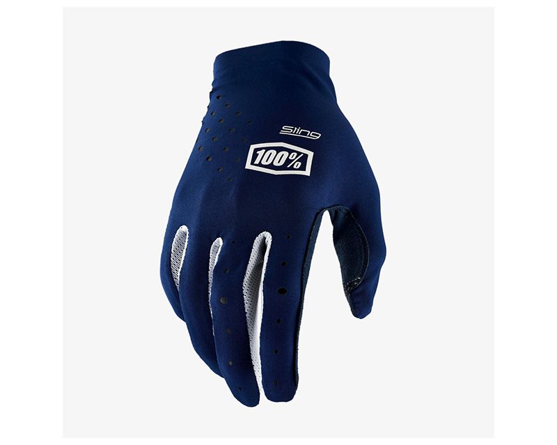 Picture of 100 Percent 10023-00013 Sling MX Bike Gloves&#44; Navy - Extra Large